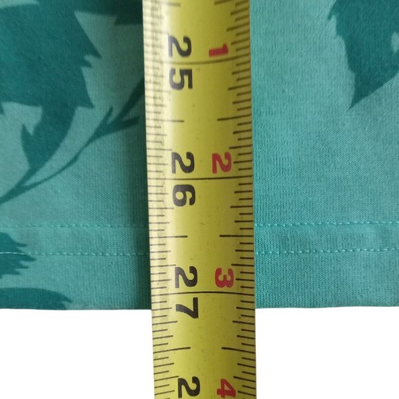 Patagonia Women's Crew-Neck Top XL Floral Teal Long-Sleeved Shirt - Picture 7 of 7